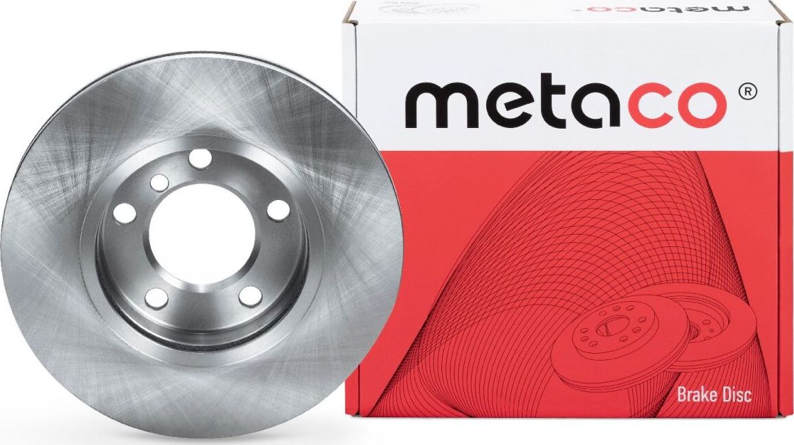 Диск тормозной передний вентилируемый (Metaco). Артикул 3050369