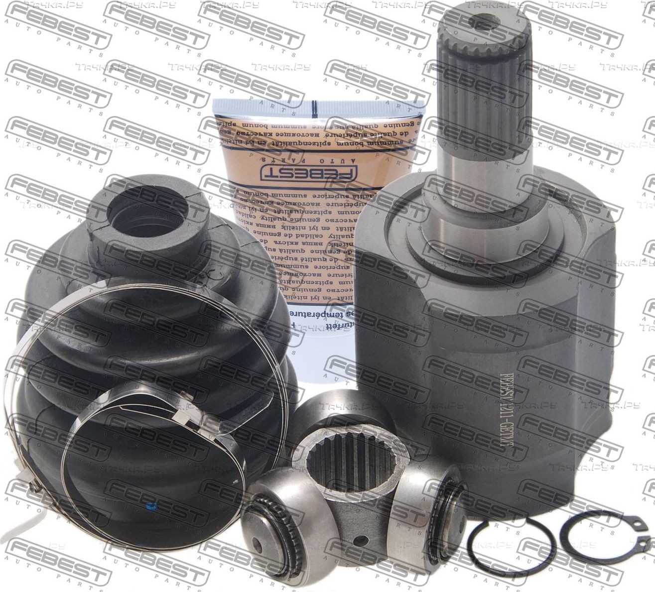 Шрус внутренний (граната) Febest передний для Hyundai Getz I 2002-2010. Артикул 1211-GETMT