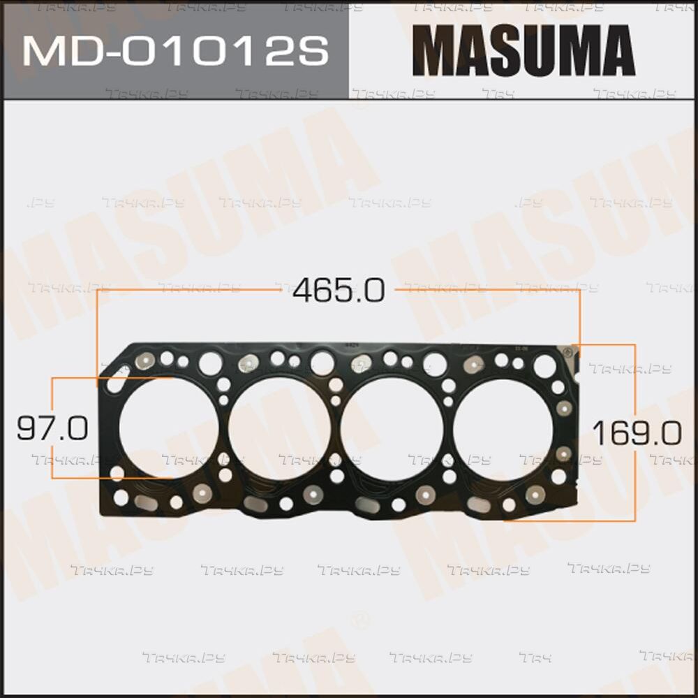 Прокладка ГБЦ Masuma. Артикул MD-01012S