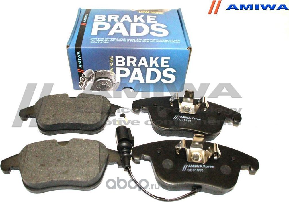 Колодки тормозные передние (Amiwa). Артикул CD01550