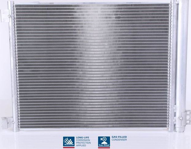 Радиатор кондиционера (конденсатор) Nissens (алюминий). Артикул 940624