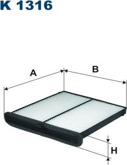 Салонный фильтр Filtron для Mazda 6 III (GJ) 2012-2026. Артикул K 1316