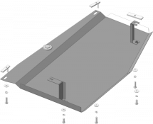 Защита Мотодор для абсорбера Cadillac XT5 2016-2026. Артикул 03503