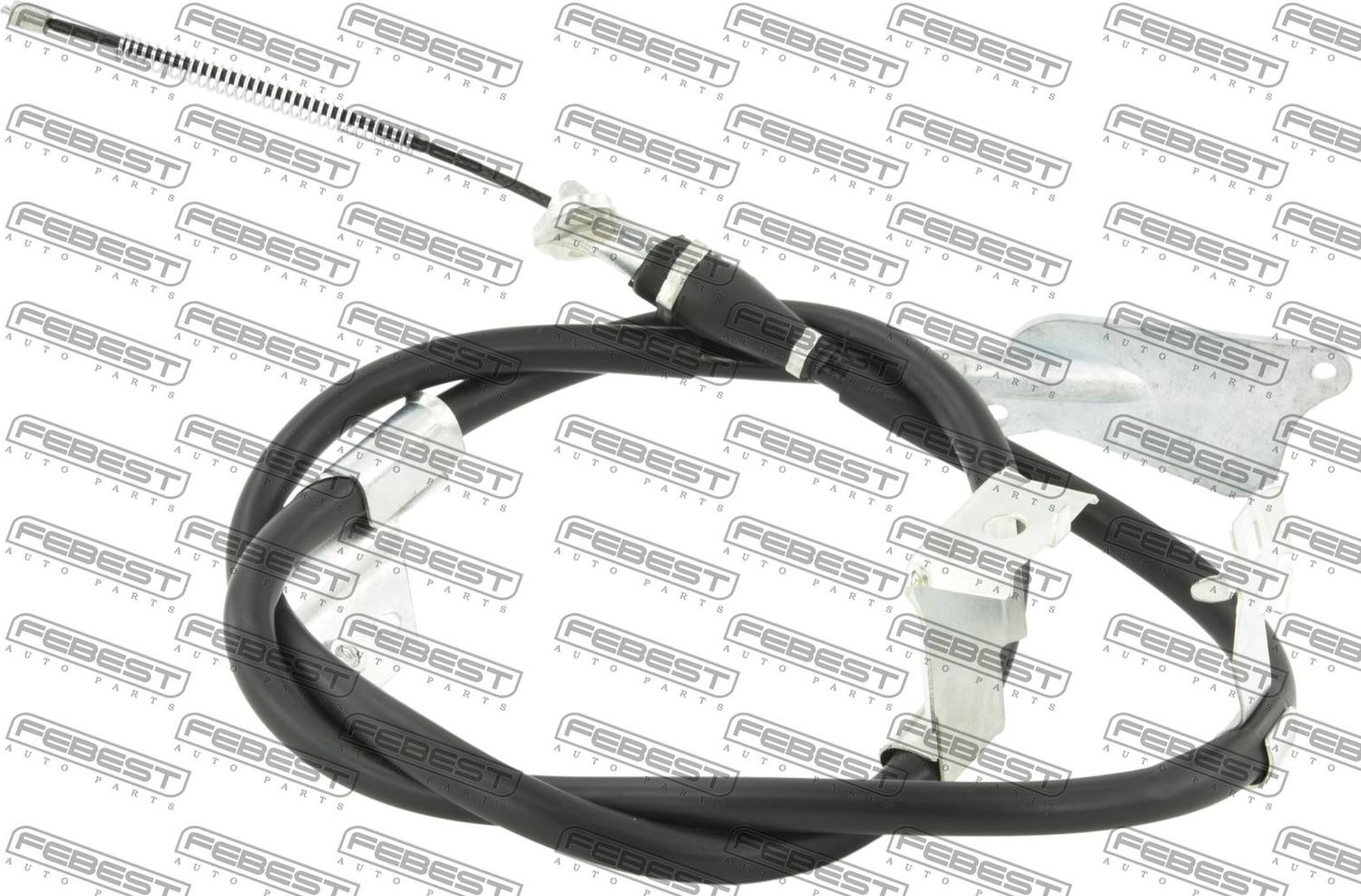 Трос ручника (тросик ручного тормоза) Febest. Артикул 0299-BCB10RSLH