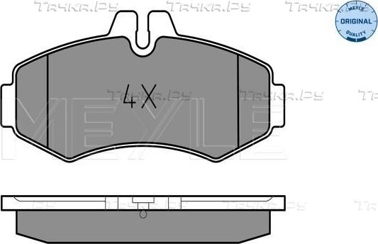 Тормозные колодки Meyle Original. Артикул 025 230 2220