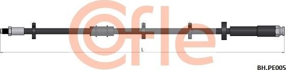 Тормозной шланг Cofle. Артикул 92.BH.PE005