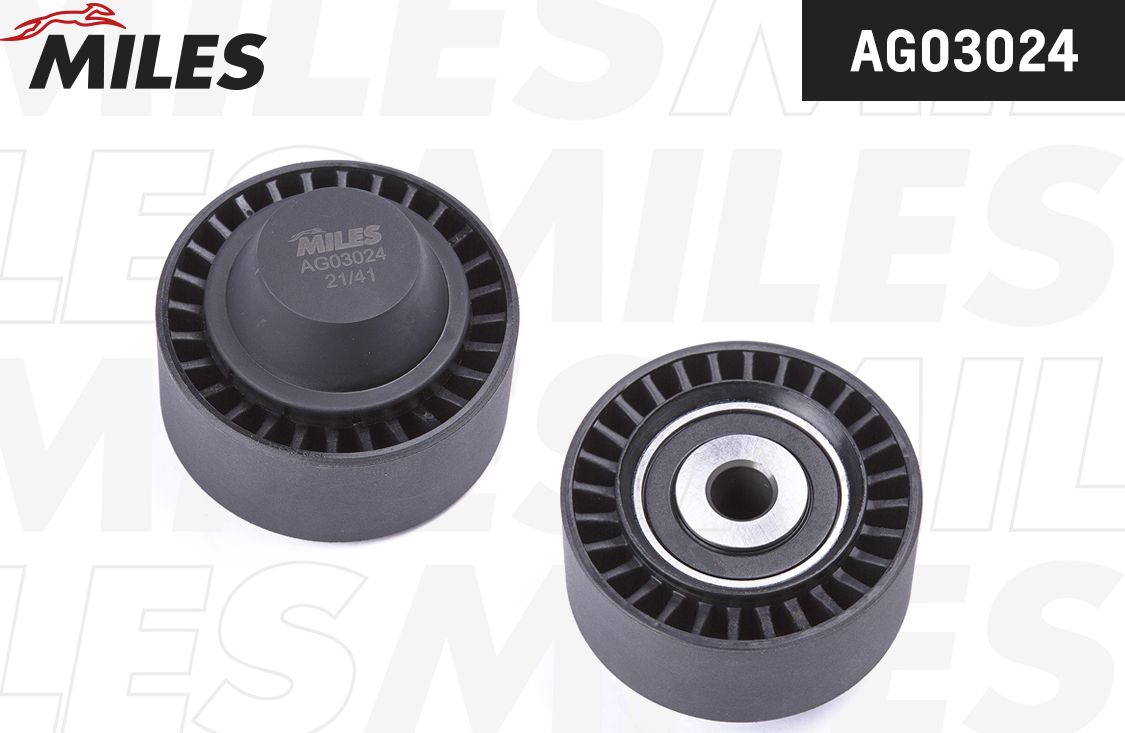 Направляющий (ведущий) ролик приводного поликлинового ремня Miles. Артикул AG03024