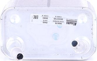 Радиатор масляный (маслоохладитель) для АКПП Nissens (алюминий). Артикул 90678