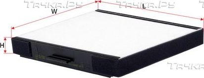 Салонный фильтр Sakura для Hyundai Matrix I 2001-2010. Артикул CA-2801
