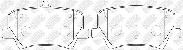 Тормозные колодки NiBK. Артикул PN0776
