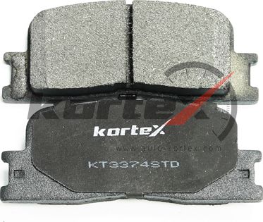 Колодки тормозные TOYOTA CAMRY 01- задн. (Kortex). Артикул KT3374STD