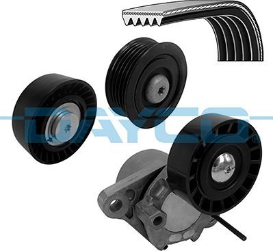 Приводной ремень поликлиновой с роликами (комплект) Dayco. Артикул KPV500