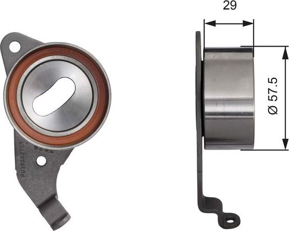 Натяжной ролик (натяжитель) ремня ГРМ Gates PowerGrip™. Артикул T41067