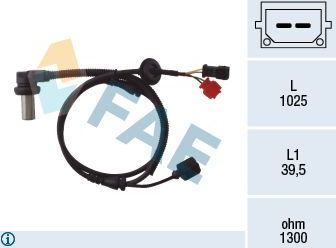 Датчик ABS FAE. Артикул 78063