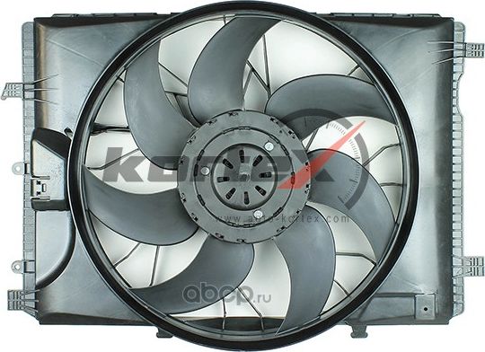 Вентилятор радиатора Mercedes-Benz C W204 07-/E W212 09- LFK 1550 (Kortex). Артикул KFD145