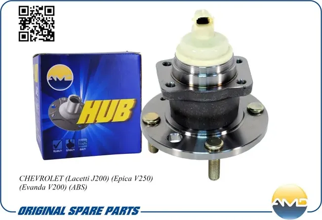 Ступица с подшипником CHEVROLET LACETTI 05- задн. ABS (AMD) AMD. Артикул AMDHUB52