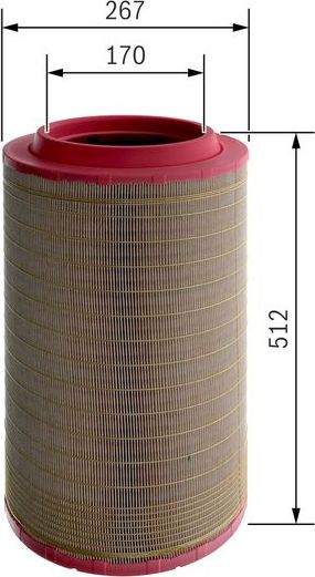 Воздушный фильтр Bosch. Артикул F 026 400 532