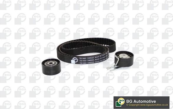 Ремень ГРМ с роликами (комплект) BGA для Toyota Aygo I 2005-2010. Артикул TB1460K