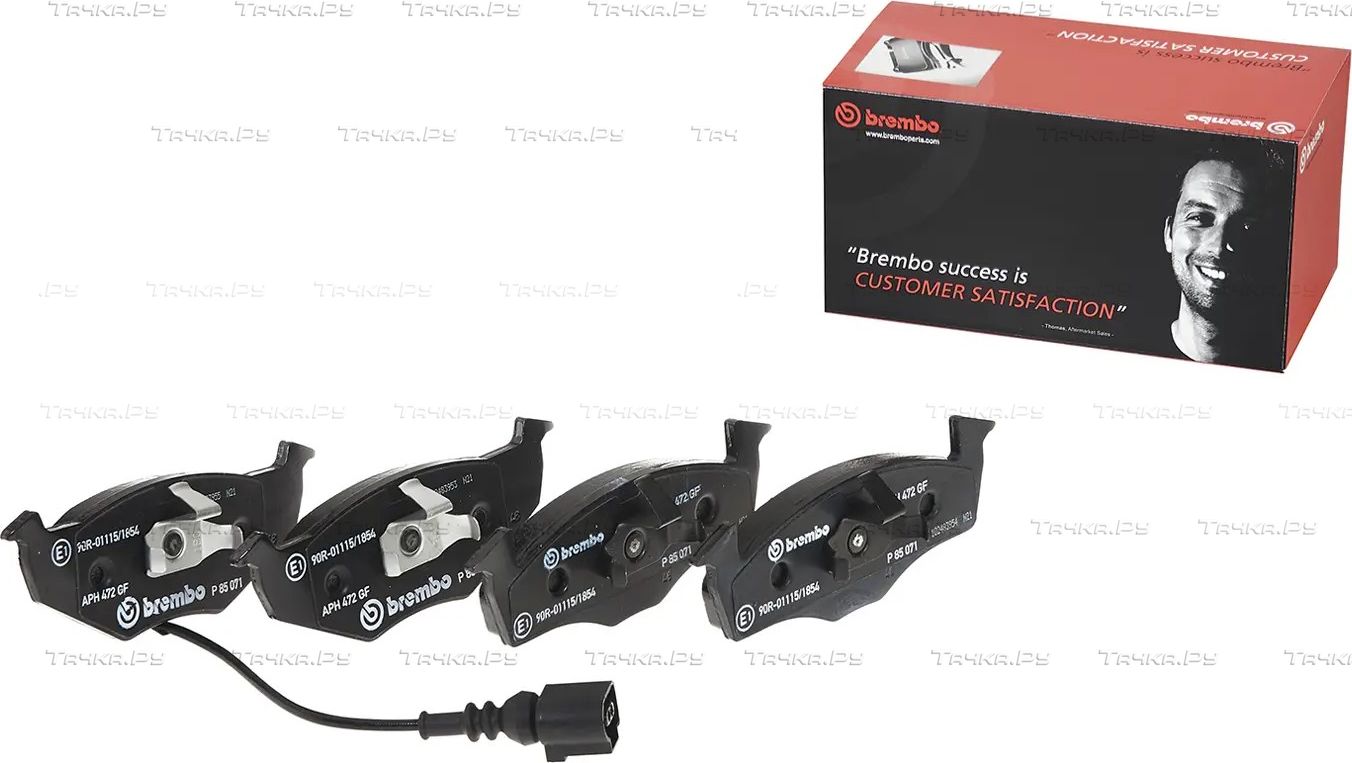 Тормозные колодки Brembo PRIME LINE передние для Skoda Fabia II 2006-2014. Артикул P 85 071