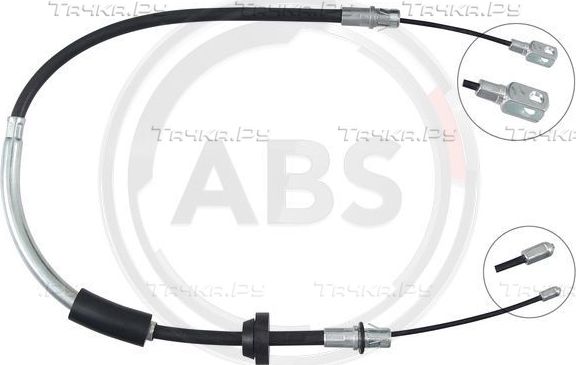 Трос ручника (тросик ручного тормоза) ABS. Артикул K17626
