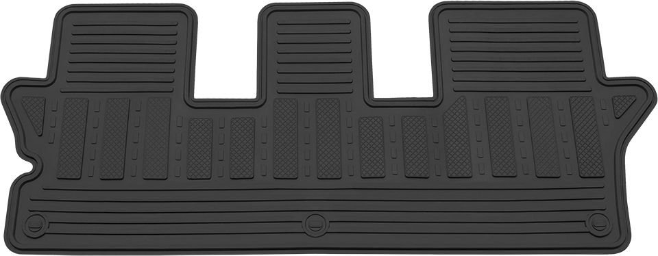 Коврики Rezkon резиновые 3 ряд сидений для салона Kia Sorento III 2015-2026. Артикул 1021025400