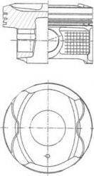 Поршень Kolbenschmidt для Subaru Justy IV 2007-2011. Артикул 41250600