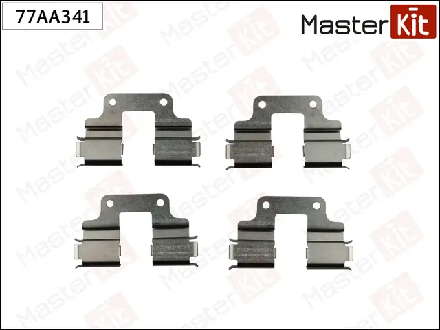 77AA341 Комплект установочный тормозных колодок  зад. Land Rover FREELANDER 2 (L359) 2006 - 2014 (Master KIT). Артикул 77aa341