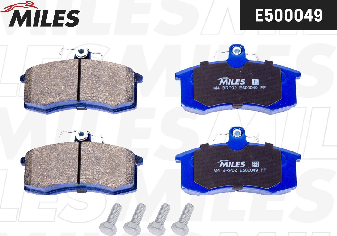 Тормозные колодки Miles (Керамика). Артикул E500049