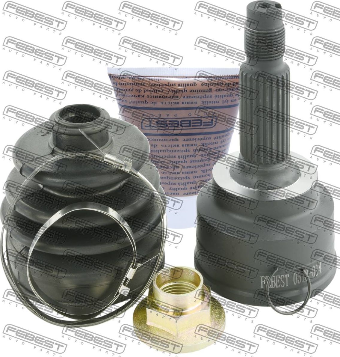 Шрус наружный (граната) Febest. Артикул 0510-014