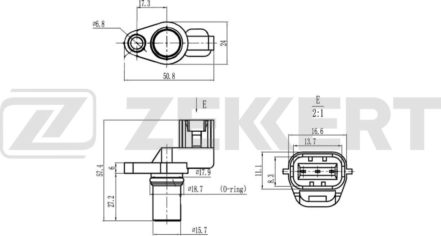 Датчик положения распредвала Zekkert. Артикул SE-5012