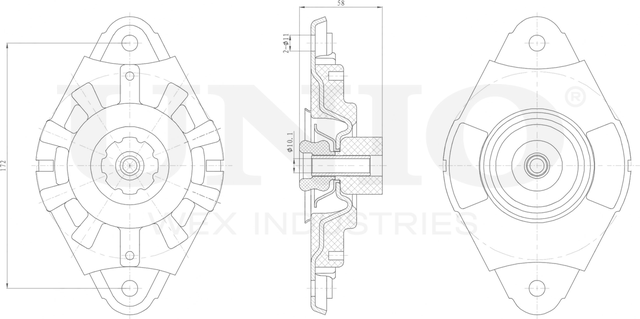 Опора амортизационной стойки (Unio). Артикул RMP-13102