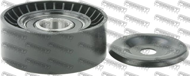 Натяжной ролик (натяжитель) приводного поликлинового ремня Febest. Артикул 2387-CFNA