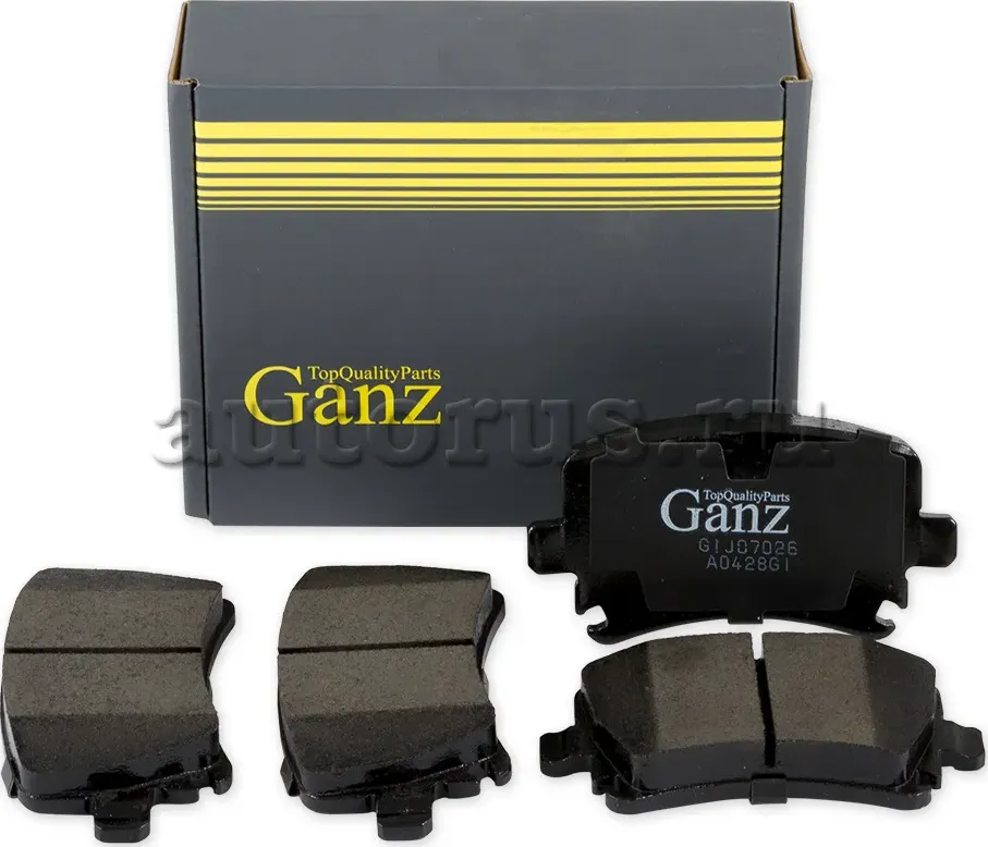 Колодки торм.зад. (Ganz). Артикул GIJ07026