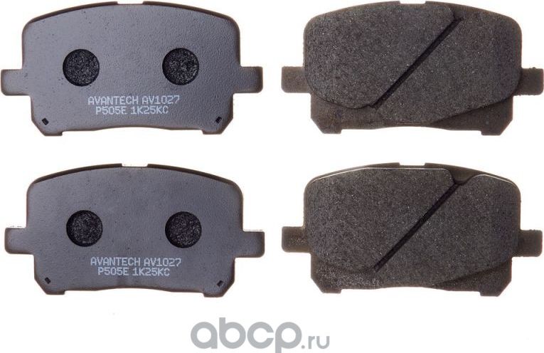 Колодки тормозные (Avantech). Артикул AV1027