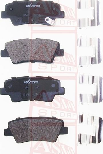 Тормозные колодки Akyoto Packing AKYOTO. Артикул AKD-12203