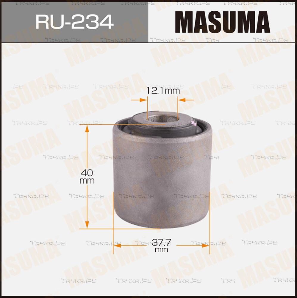 Сайлентблок заднего рычага подвески Masuma. Артикул RU-234