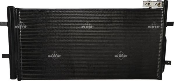 Радиатор кондиционера (конденсатор) NRF (алюминий). Артикул 350039