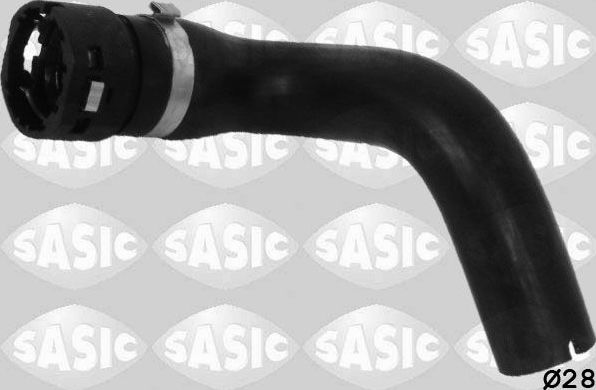 Патрубок радиатора (системы охлаждения) Sasic. Артикул 3406268