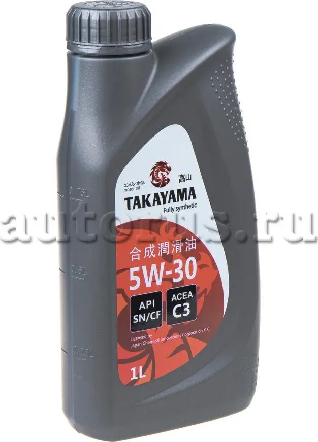 TAKAYAMA SAE 5w30 API SN /CF C3 1л пластик масло моторное синтетическое Takayama. Артикул 605530