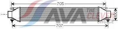 Интеркулер AVA. Артикул FT4321