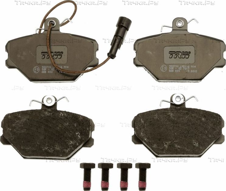 Тормозные колодки TRW COTEC передние для Lancia Dedra 1989-1999. Артикул GDB833