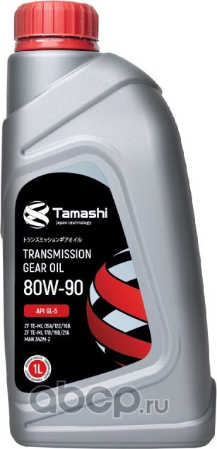 Масло трансмиссионное минеральное 1л SAE 80W (Tamashi). Артикул 80W90T151