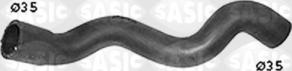 Патрубок радиатора (системы охлаждения) Sasic правый верхний для Opel Combo C 2001-2011. Артикул SWH6774