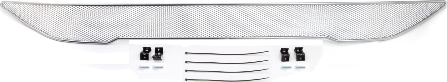 Сетка Arbori на бампер внешняя, хром 10мм для Volkswagen Polo VI 2020-2026. Артикул 01-531920-102