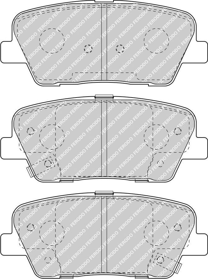 Тормозные колодки Ferodo Premier Eco Friction. Артикул FDB4391