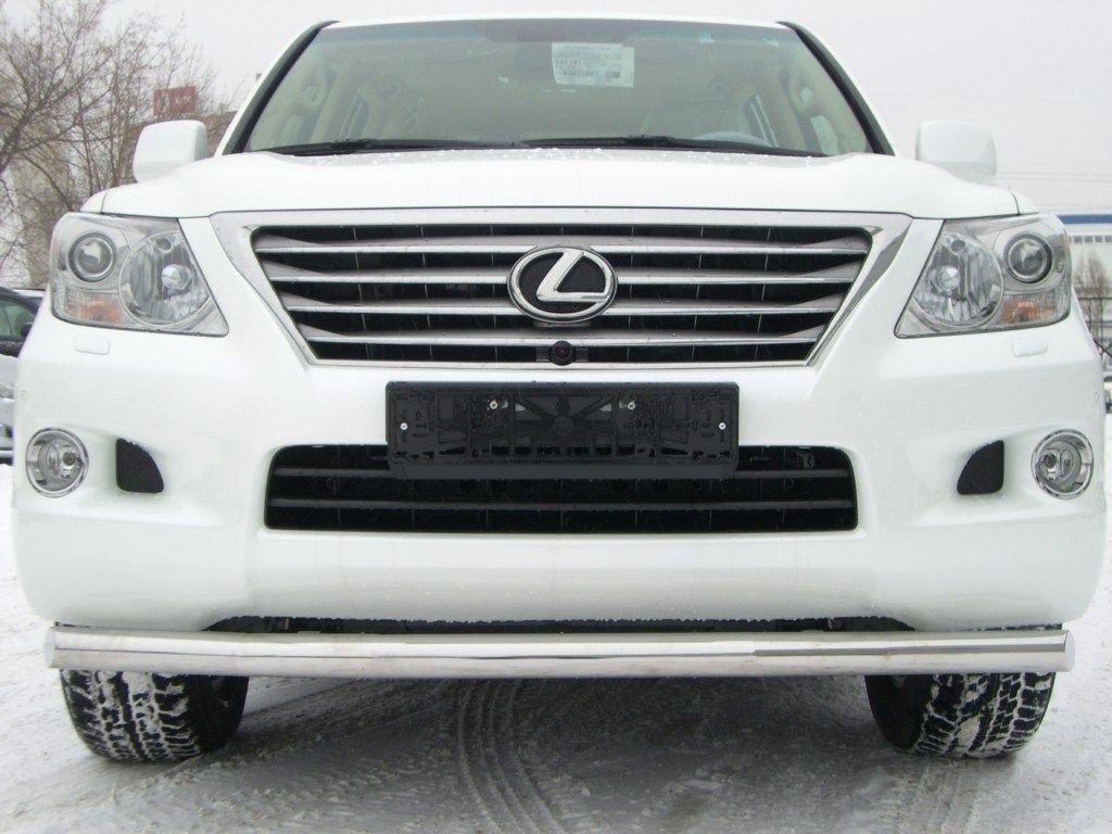 Защита RusStal переднего бампера d70 для Lexus LX 570 2007-2012. Артикул LLZ-000263