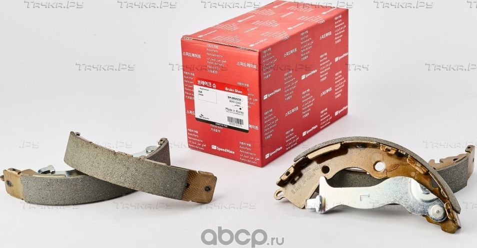 Тормозные колодки SpeedMate задние для Kia Rio II 2005-2011. Артикул SM-BSK020