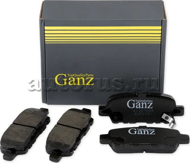 Колодки торм.зад. (Ganz). Артикул GIJ07008
