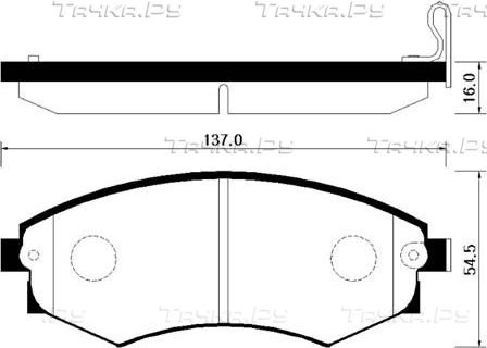 Тормозные колодки HSB. Артикул HP4001