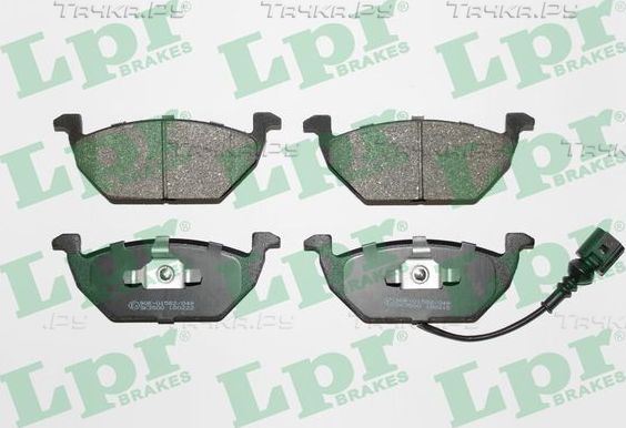 Тормозные колодки LPR передние для Volkswagen Caddy III 2004-2015. Артикул 05P692